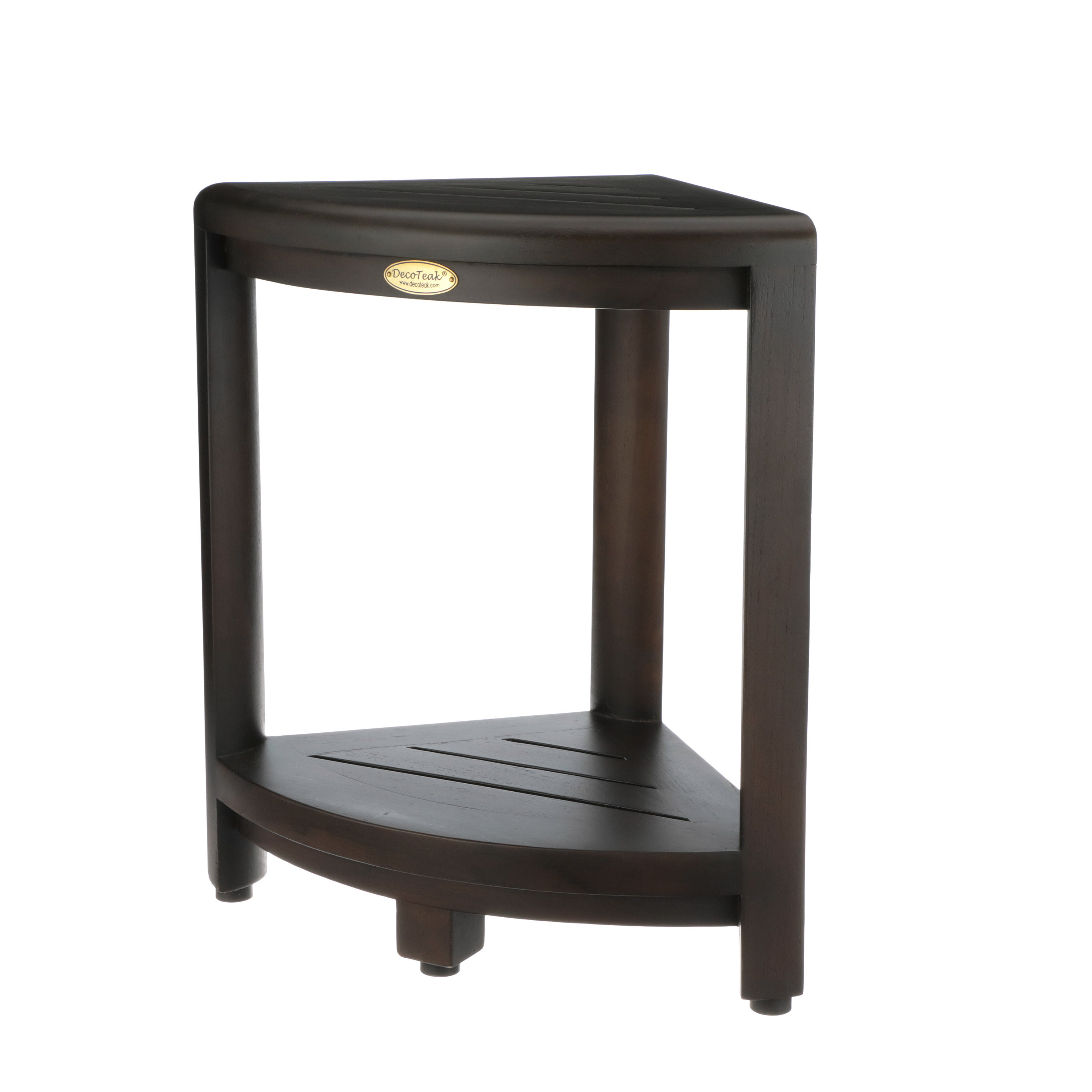 Decoteak Classic 12'' W Teak Corner Shower Bench & Reviews Wayfair