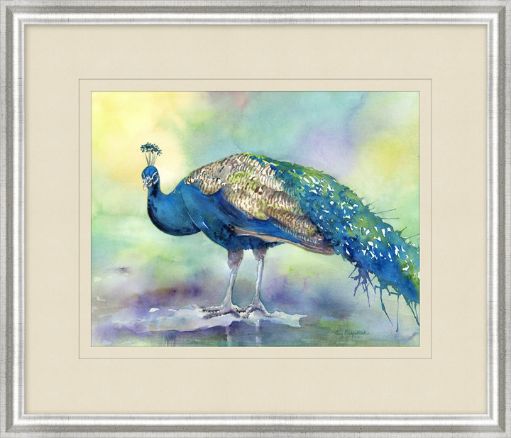 Peacock Reflections 2 Print