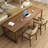 Walnut Rectangular Solid Wood desk-1547161173