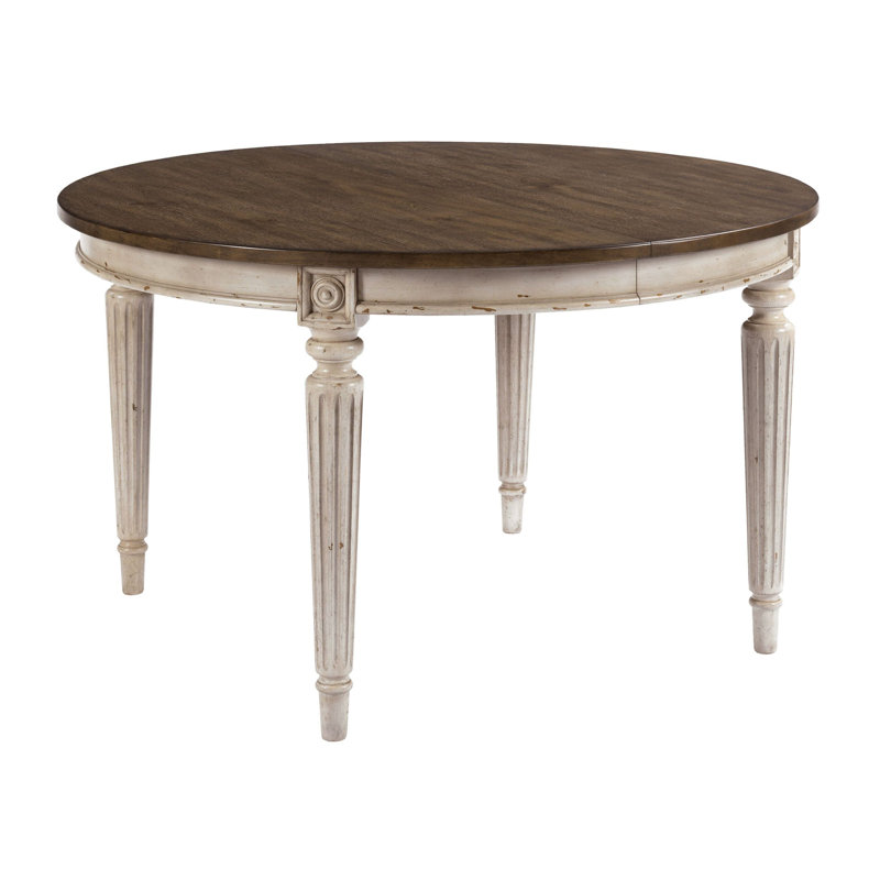 Kimmons Round Solid Wood Dining Table