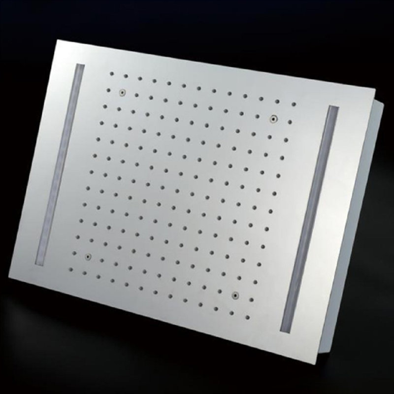 Venice BathSelect Ceiling Mount LED Shower Head Spa-Like Romantic Ambiance with Color Lighting