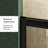 72 In H X 60 W Single Sliding Shower Door, 1/5" Tempered Glass, Black Aluminum Alloy, Stainless Steel Handle, Skillful Durability Fine Functionality