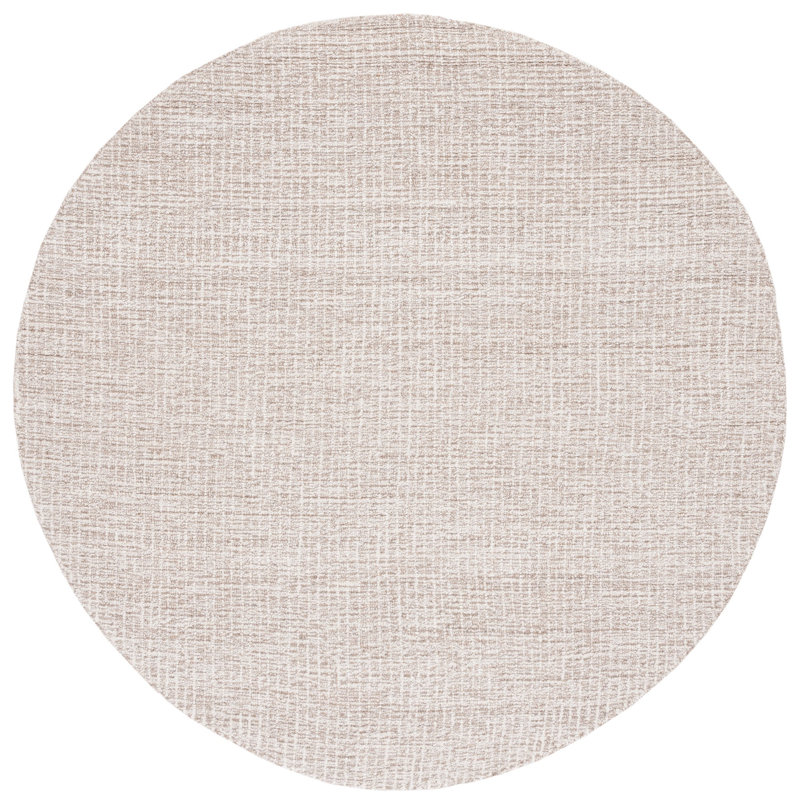 Eliesha Hand Tufted Wool Rug, Round 4'