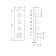 AXOR ShowerSolutions Thermostatic Module Trim 15" x 5" for 3 Functions