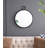 Iron Frame Vertical Round Mirror