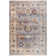 Tapis gris/ivoire border Kalish