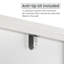 Armoire de rangement au-dessus de la toilette, rangement au-dessus de la toilette avec portes doubles et charnières douces-481099694
