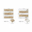 12 tuiles de marbre en pierre naturelle polie jet d'eau 12 "x 12" pour plancher et mur, 1 boîte chaque motif 4 PCS-112642970