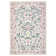 Floral Machine Washable Rug for Living Room, Non-Slip Vintage Floor Mats, Stain-Resistant Soft Faux Wool Farmhouse Indoor Carpet for Bedroom, Nursery, Dining Room