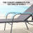 Aluminum Reclining Chaise Lounge (Set of 4)-417760873-417760874