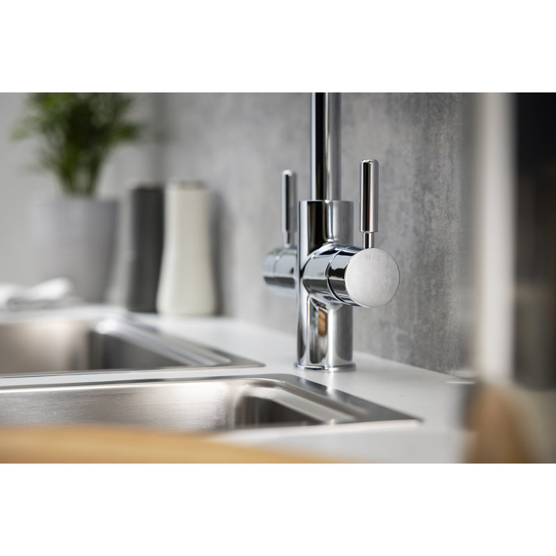Abode Hemista 4-in-1 Steaming Hot Water Tap, Chrome