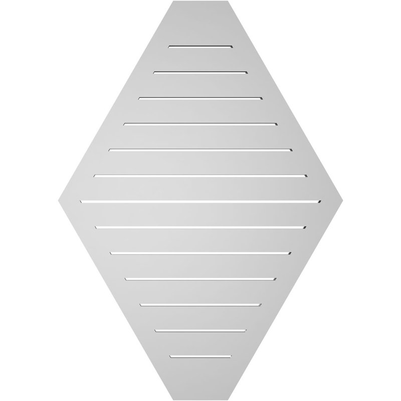 Évent horizontal fonctionnel à pignon en uréthane à surface horizontale Signature, H 42 po x l 30 po x P 2 po