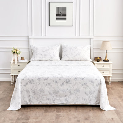 Barbet Sateen Floral Sheet Set