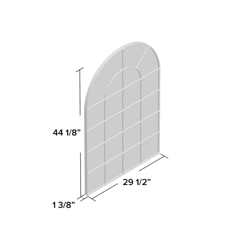 Santino Metal Arch Wall Mirror