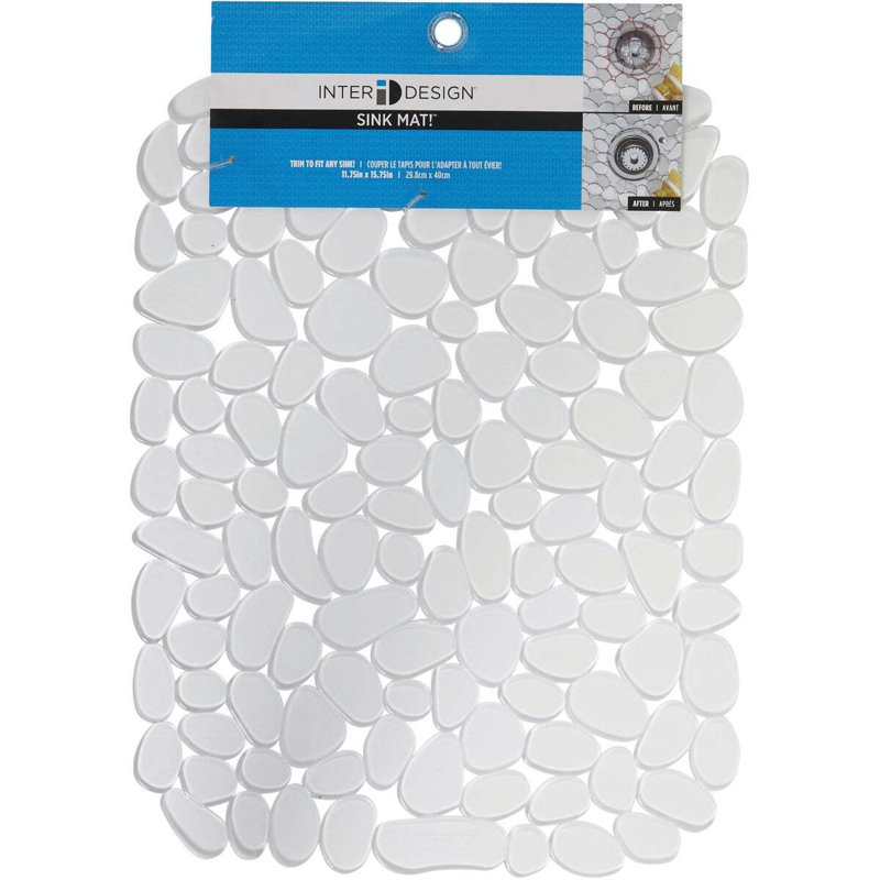 Tapis d'évier iDesign 60660, 39,4 cm (L) x 30,5 cm (l) x 30,5 cm (H), plastique transparent, Transparent