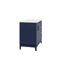 Meuble-lavabo de comptoir en marbre blanc 36 "Elizabeth de Carrara avec miroir Elizabeth-1484232998