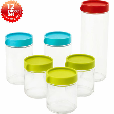 Glass Canister - Set of 6