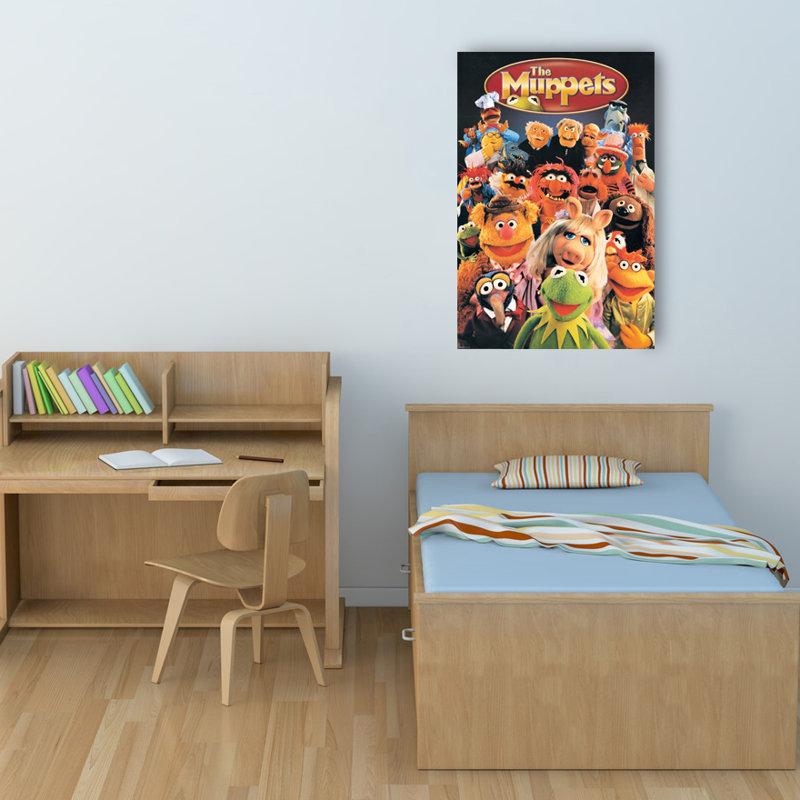 Muppets - No Frame Print on Wood
