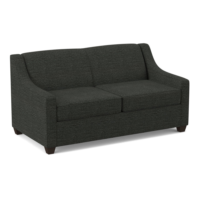 Phillips 68" Square Arm Loveseat with Reversible Cushions, Cafelle, Antic Pepper