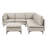 Linen Modular Sectional Sofa with Easy Assembly and Custom Configuration
