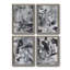 Toile encadrée noire et blanche de qualité supérieure - prête à être accrochée-176317160-176317166