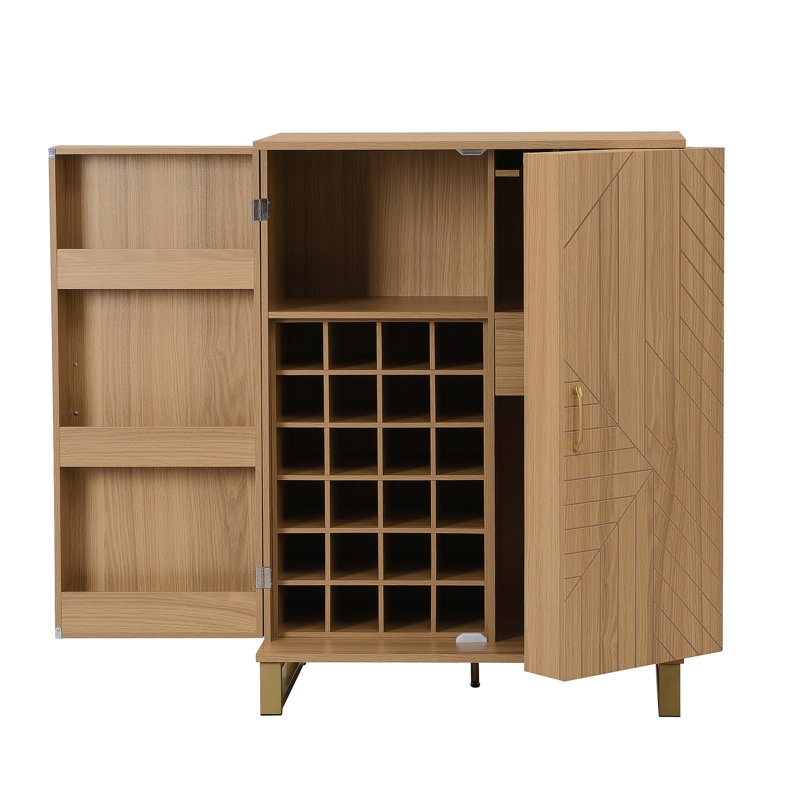 Armoire à vin avec rangement 42,5 "Modern Home Bar