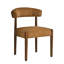 Ensemble de 2 chaises de baril de salle à manger rembourrées, siège extra large de 20 po, confort rembourré profond, tissu moelleux, pieds en bois massif-1355974318