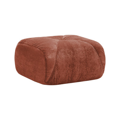Red Velvet Rectangular Storage Ottoman Bench