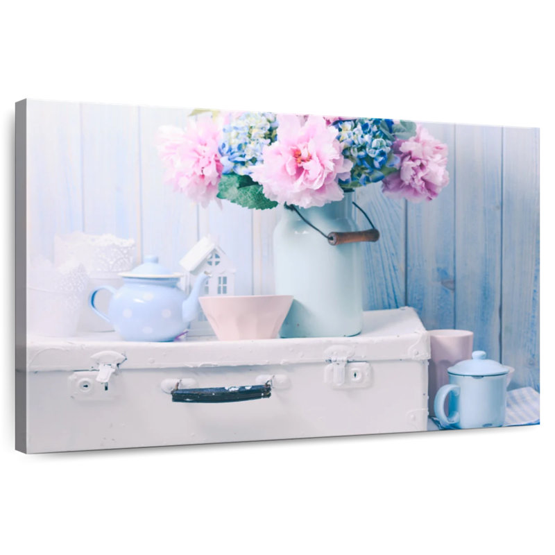 Fleurs de thé Harnek, H 34 po x l 51 po