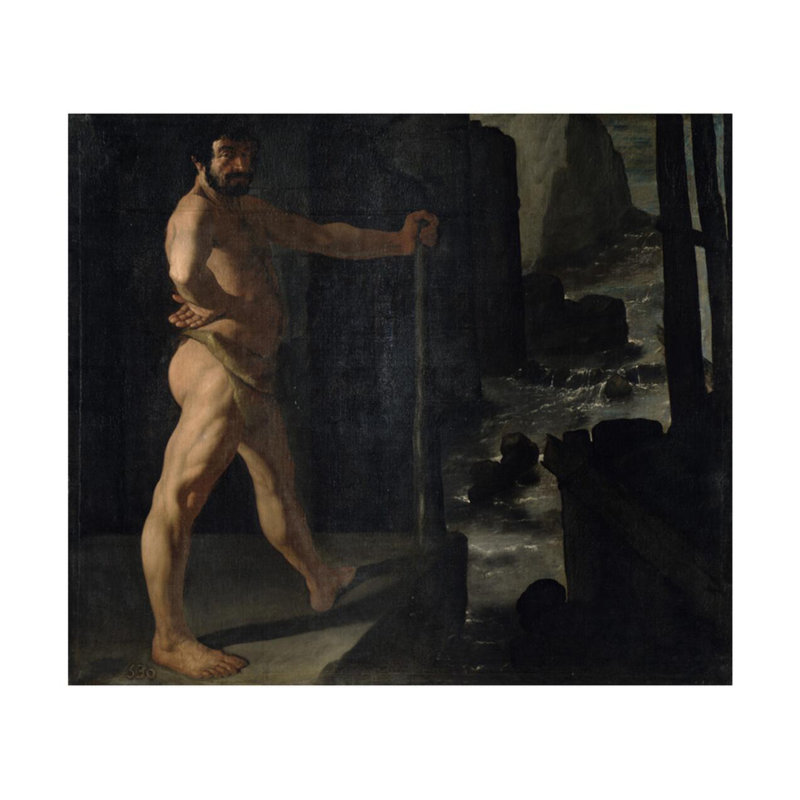 «Apothéose de Delacroix» par Paul Cézanne - Estampe numérique, H 22 po x l 28 po