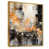 Toile avec cadre flottant or