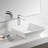 Dyconn Faucet 16.14'' Glossy White Ceramic Square Bathroom Sink