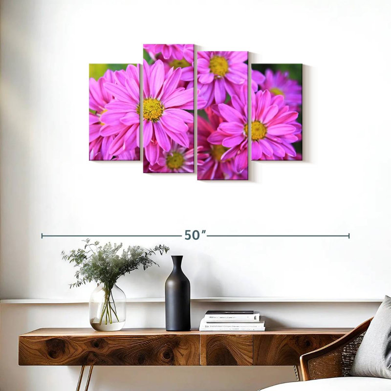 Jardin de fleurs roses Harnek, H 22 po x l 36 po