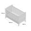 Grace Inspire Cot Bed with Fibre Mattress - Little Princess