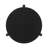 Round Wooden Coffee Table, Black