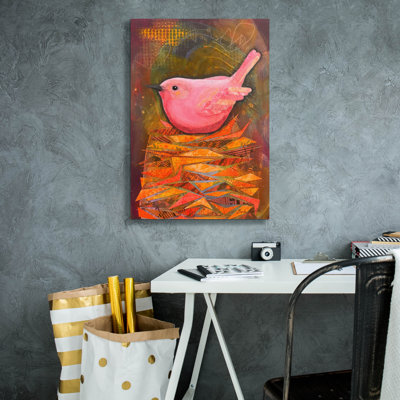  «Waiting» par Bebe Keith, art mural sur toile, 18 po x 26 po