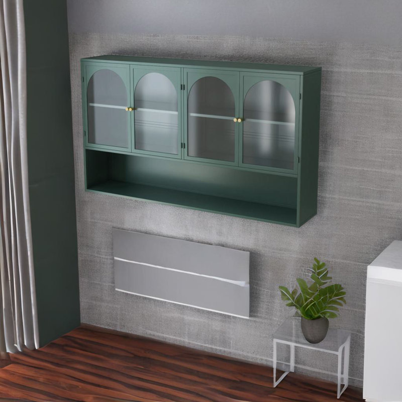 Four-door Glass Wall Cabinet