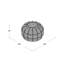 Pouf rond 20 po Cordele-784973499