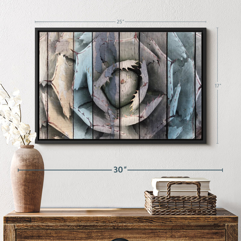 " Rustic Succulent Plant ", 17" H x 25" W