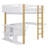  Full Loft Bed with Bookcase by FINEAK