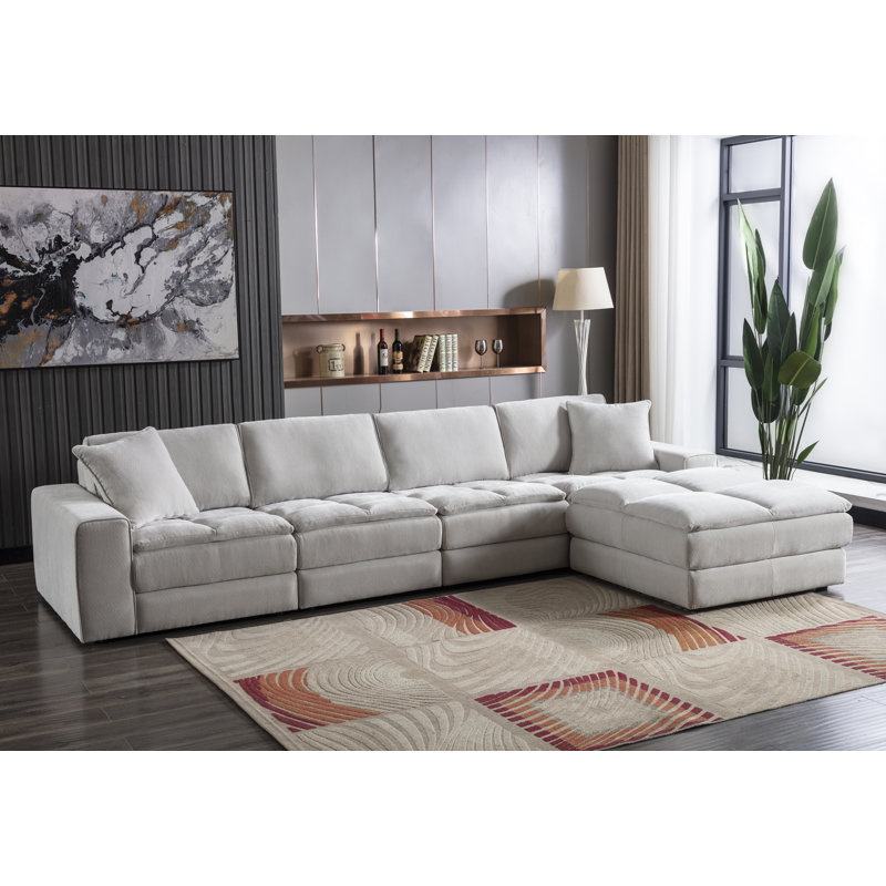 Buchanon Upholstered L-Shaped Sectional Reversible