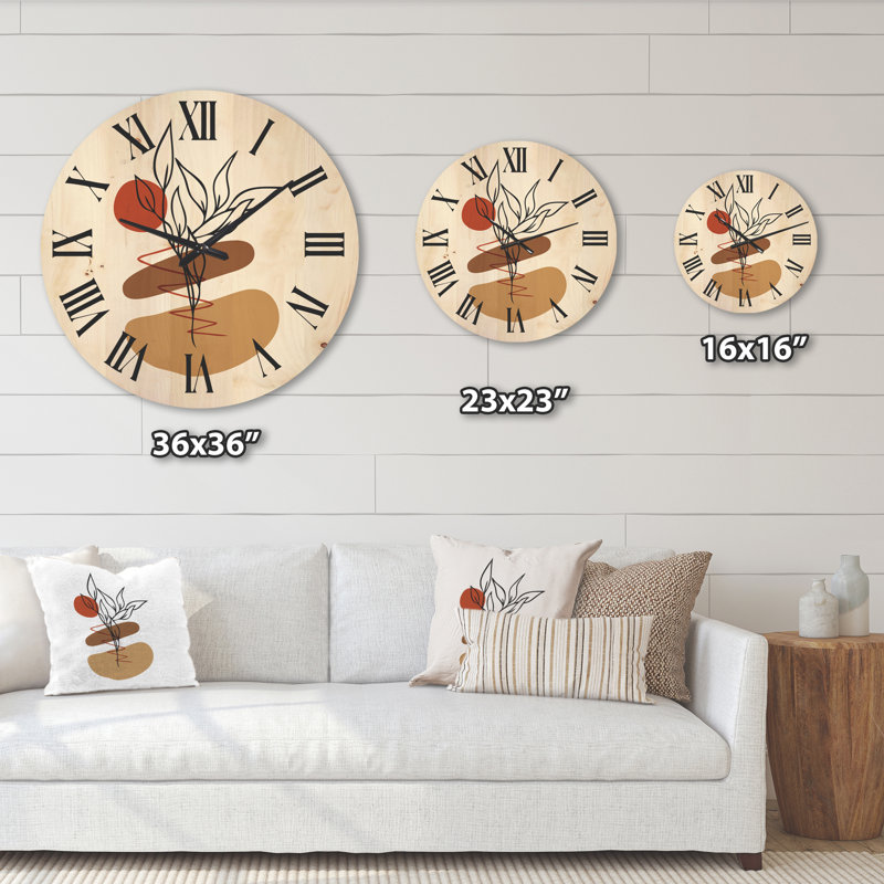 Horloge murale élémentaire, Moyen
