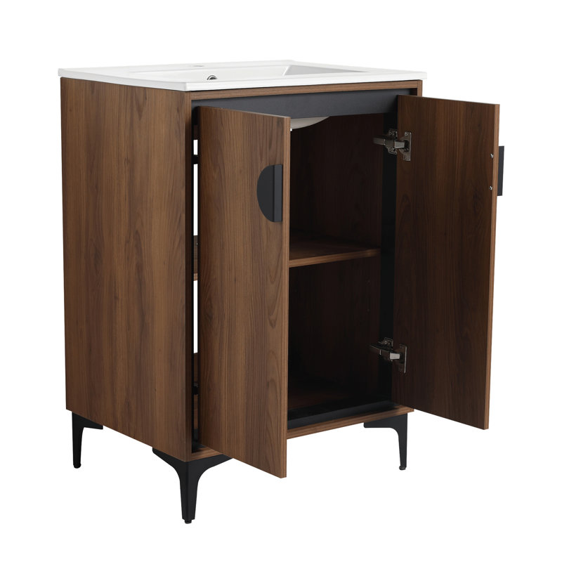 Meuble-lavabo 24 po avec lavabo supérieur