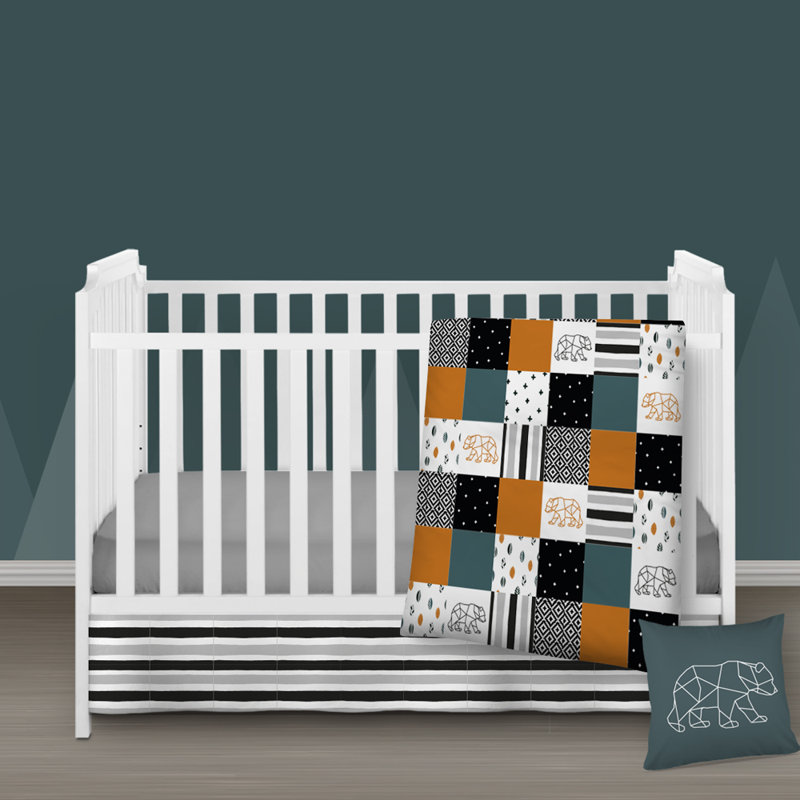 Ensemble de literie pour lit de bébé 3 pièces Macy Little Adventurer