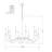 10 - Light Steel Dimmable Chandelier
