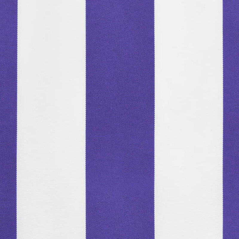 Replacement Fabric For Awning Valance, Blue/White, Striped, 480cm W x 20cm D