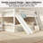 Multi-Size Bunk Bed (Twin-Over-Twin / Full-Over-Full) - Sturdy Pine Wood & Mdf Construction With Interchangeable Slide & Ladder Placement, Available In White & Gray-558963979-558963976