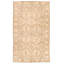 Tapis kaki clair rétro Melis 6 pi 1 po x 9 pi 1 po