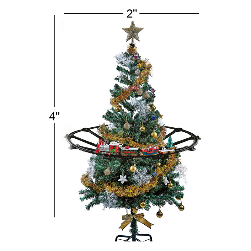 Ensemble de train pour arbre de Noël lumineux et animé 31pc