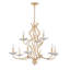 Lilly 9-Light Chandelier in Royal Gold by Breegan Jane